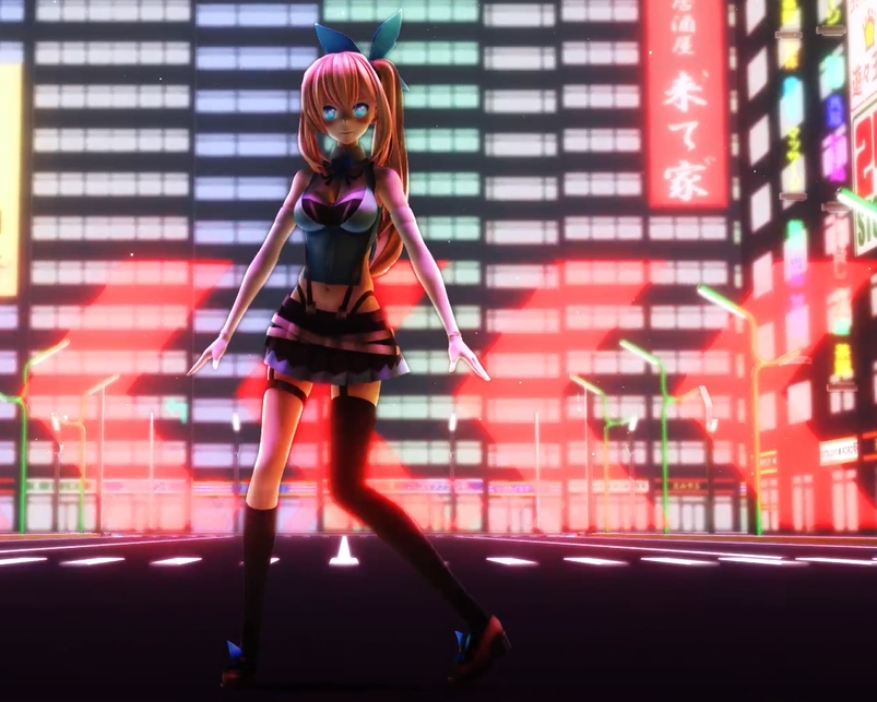 少しずつ服が透けるミライアカリ ドーナツホール