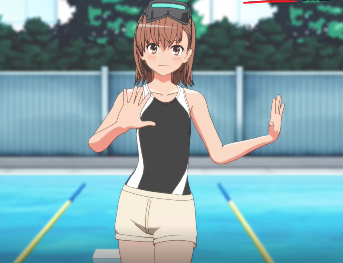 プール掃除でイチャイチャ