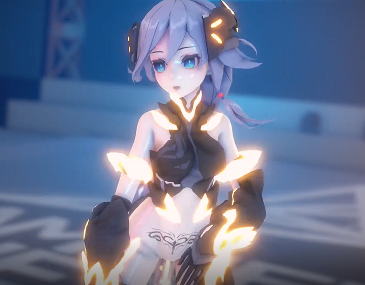 影騎士月輪  小穴插滿棒棒的符華