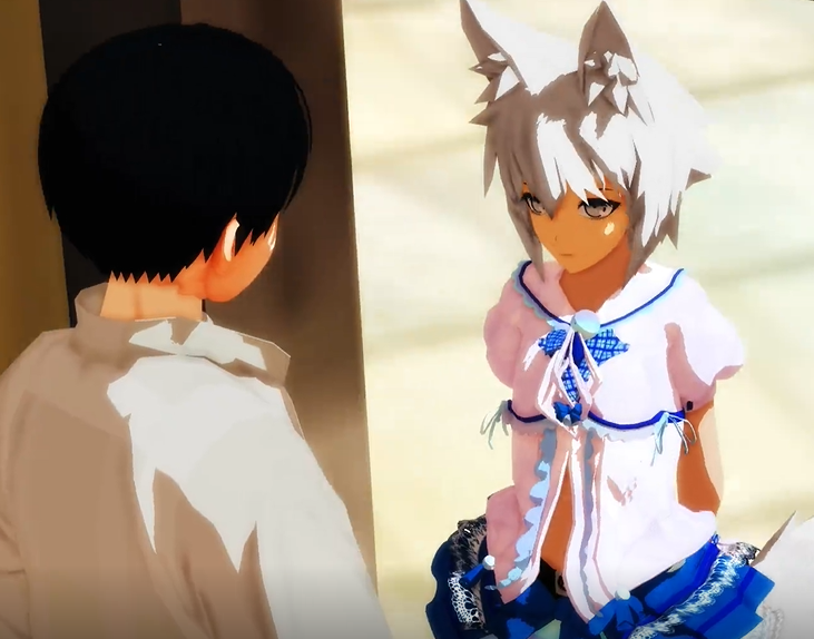 ハイウェン・新しい街・部屋で哲也と二人暮らしラブセックス『…好き…』