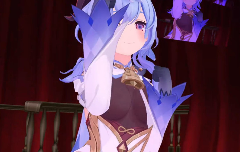 原神 胡桃 甘雨 Kiss me愛してるsex dance show