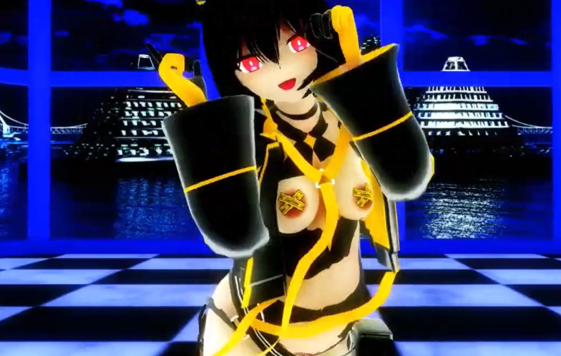 ボテ腹水着ワルキューレ達で被害妄想携帯女子