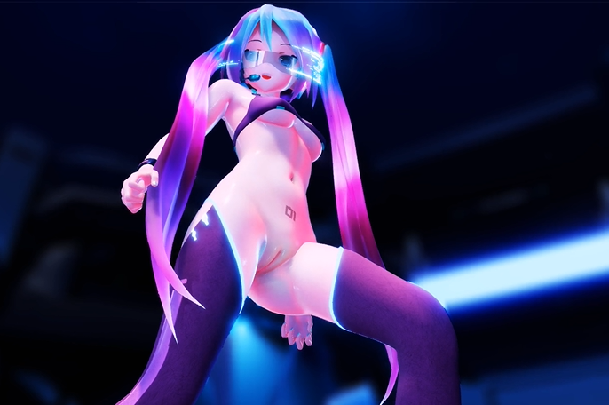 Ass-Cam: Miku Workout! ミク