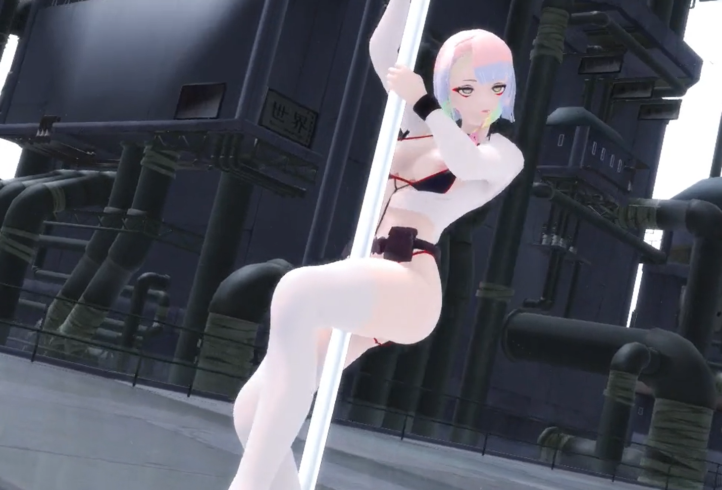 Lucy (Cyberpunk Edgerunners) Pole Dance