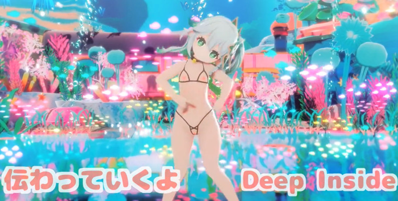 【Genshin Impact/MMD】草神水着【DEEP BLUE TOWNへおいでよ】