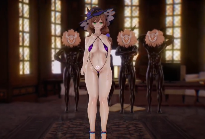 Sex Dance : Genshin Impact : Lisa