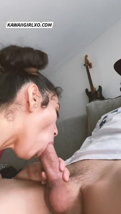 Getting Creamy all over his Big Cock.